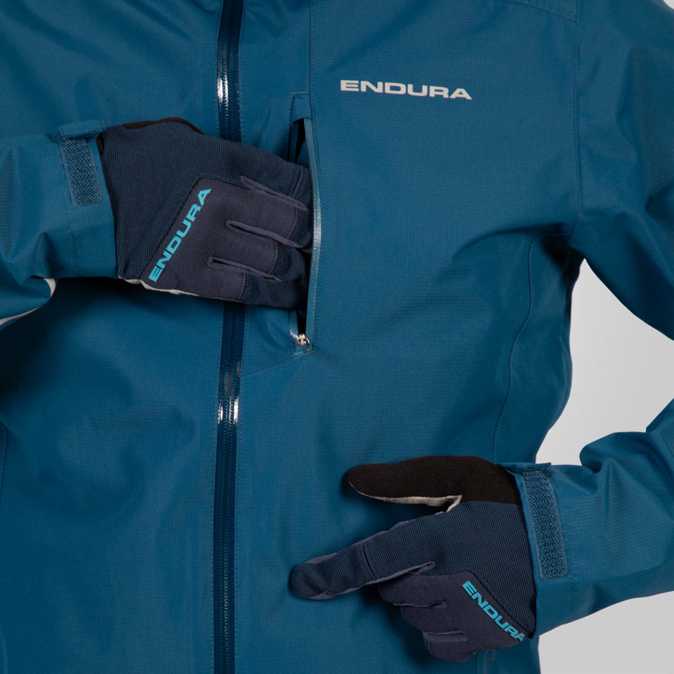 Hummvee Wasserdichte Jacke für Herren - Blaubeere