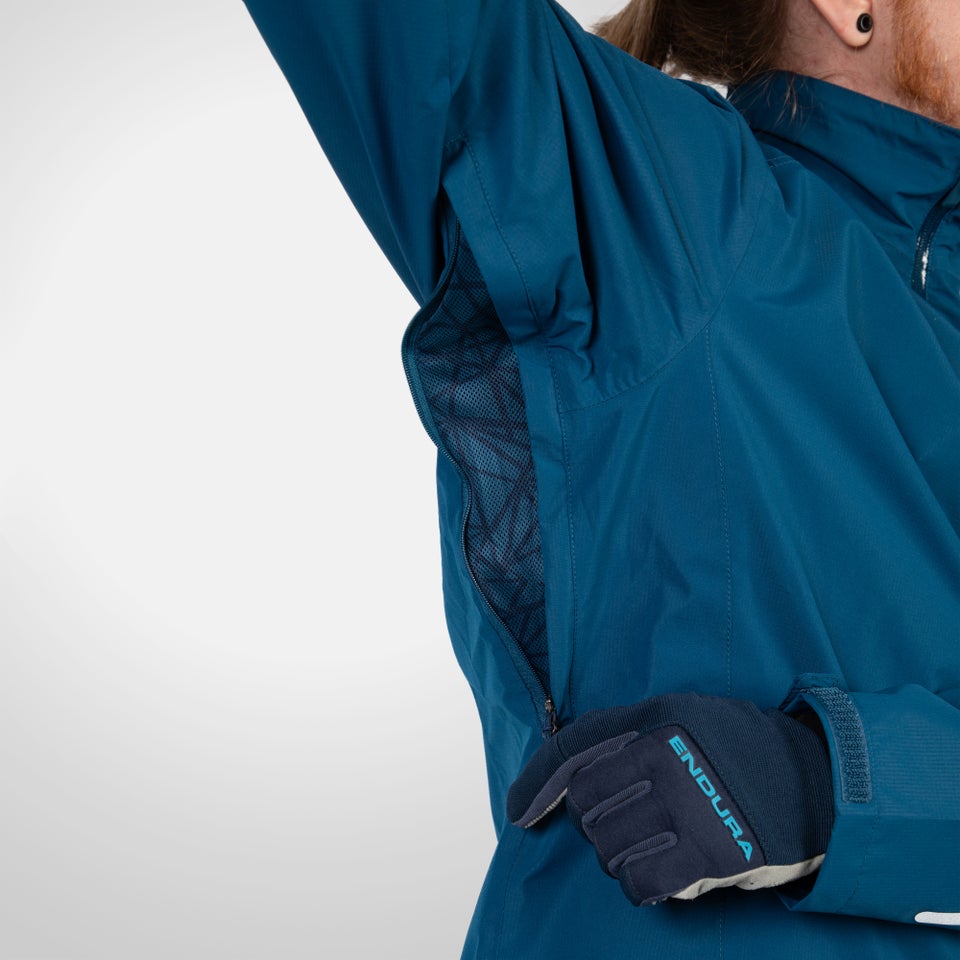 Hummvee Wasserdichte Jacke für Herren - Blaubeere