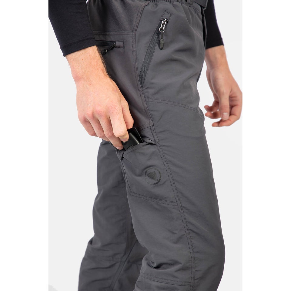 Men's Hummvee Zip-Off Trousers - Black