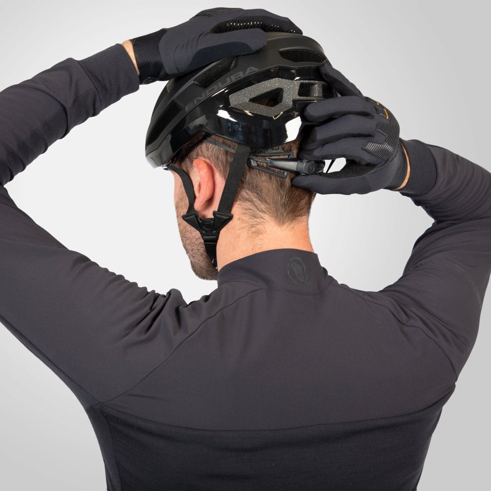 Men's GV500 Merino Blend L/S Jersey - Black