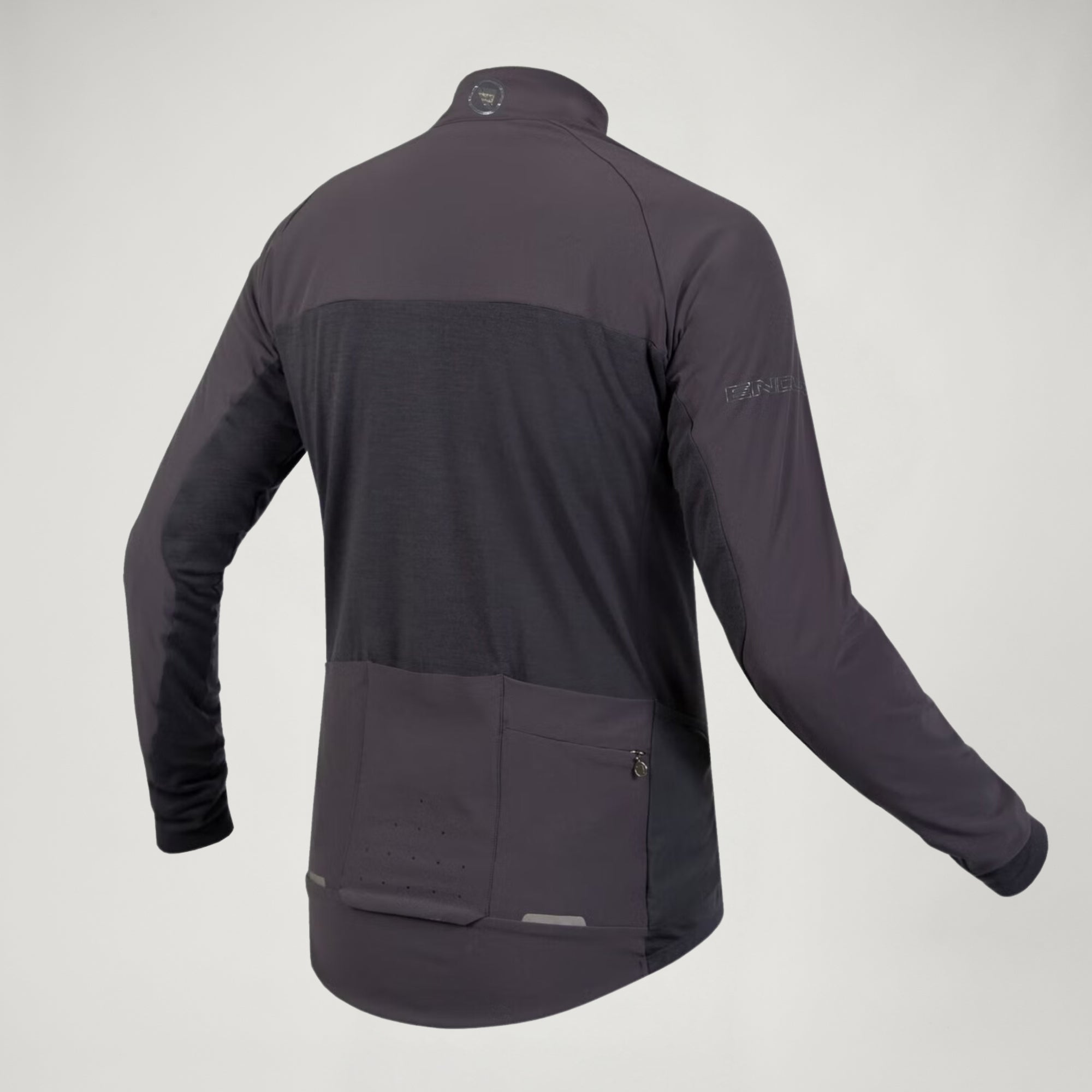 Men's GV500 Merino Blend L/S Jersey - Black | Endura US