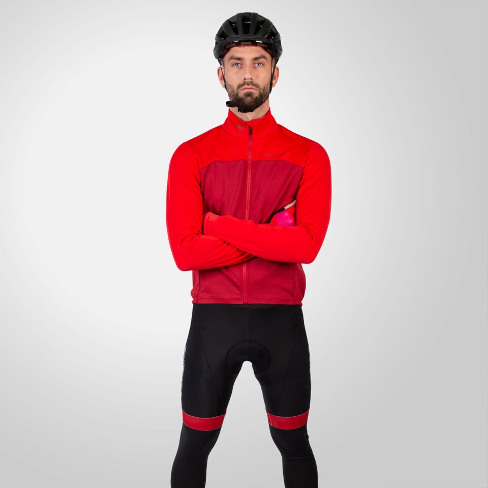 Men's FS260 Roubaix Jersey - Rust Red