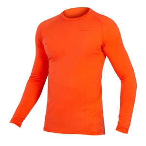 Men's Baabaa Blend L/S Base Layer - Paprika