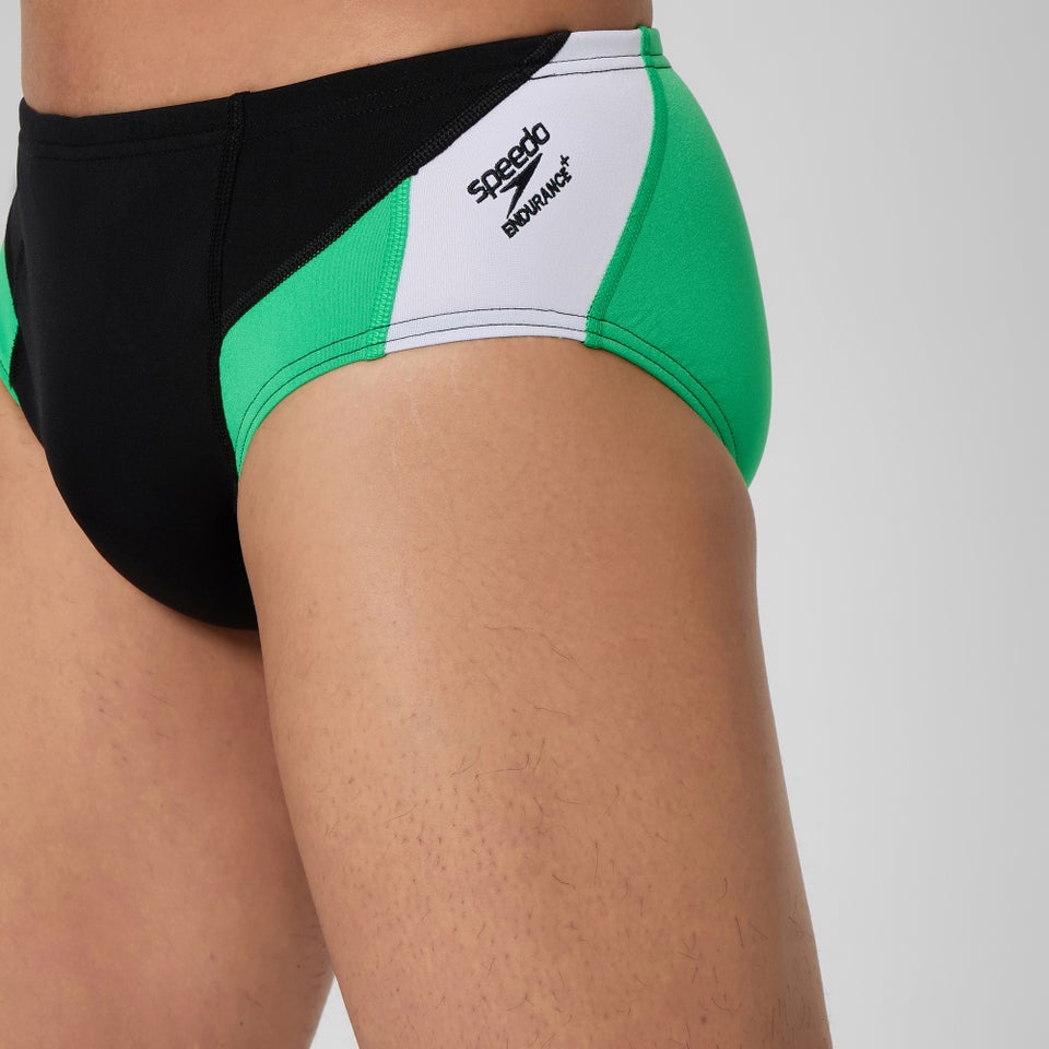 Men's Edge Splice Brief Green