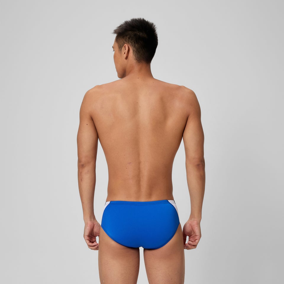 Men's Edge Splice Brief Blue