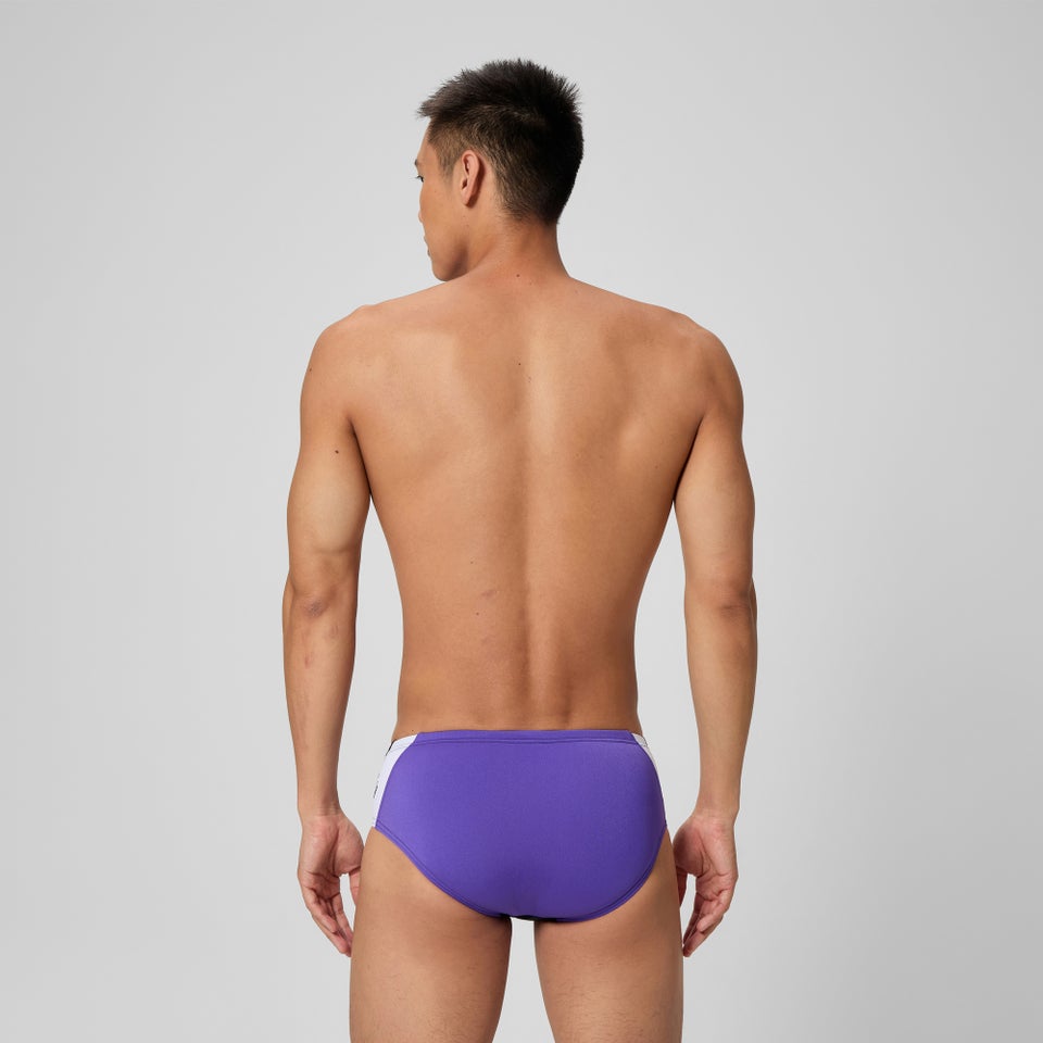 Men's Edge Splice Brief Purple