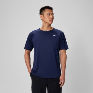 Speedo Short Sleeve Swim Rashguard - Navy | Size L