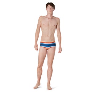 Men's Printed Euro Brief Black