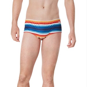 Men's Printed Euro Brief Black