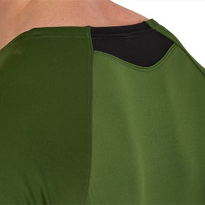 Men's Speedo Short Sleeve Swim Rashguard Green
