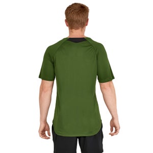 Men's Speedo Short Sleeve Swim Rashguard Green