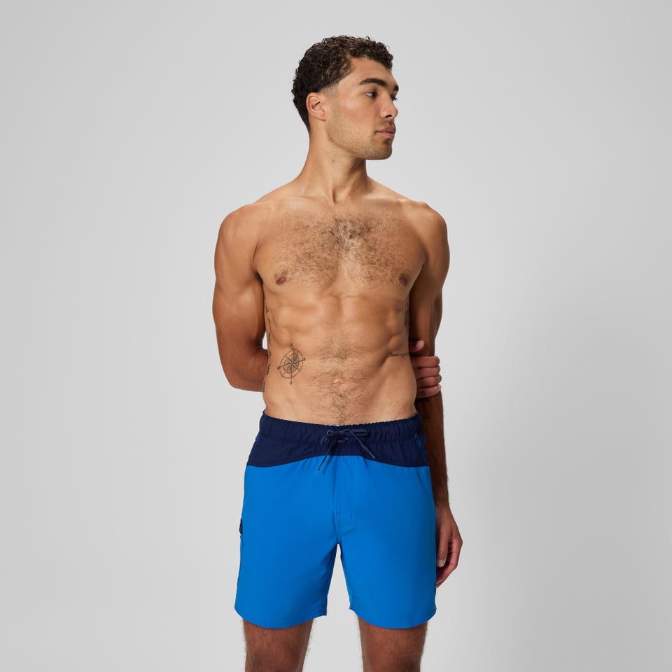 Men's Marina Flex Volley 17" Swim Trunks Blue
