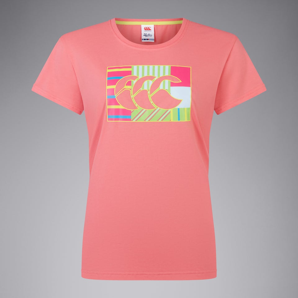 CANTERBURY W UGLIES SS T-SHIRT AF PINK