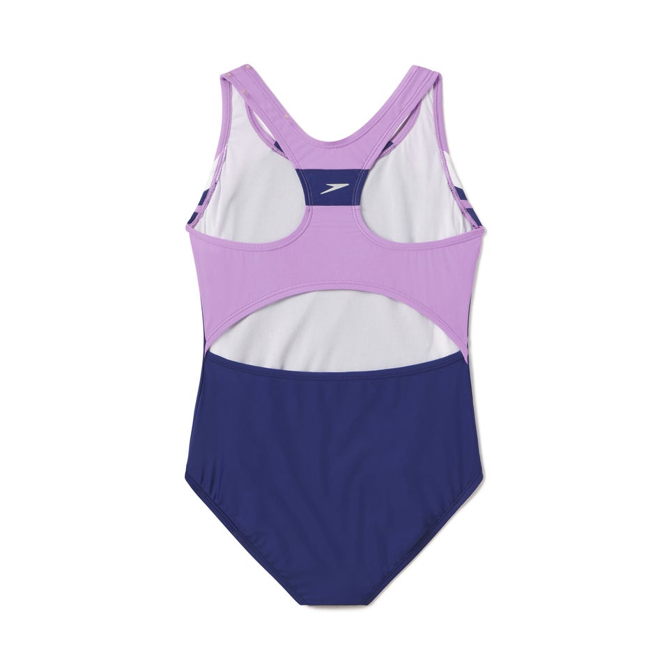 Girl's Infinity Splice One Piece Purple