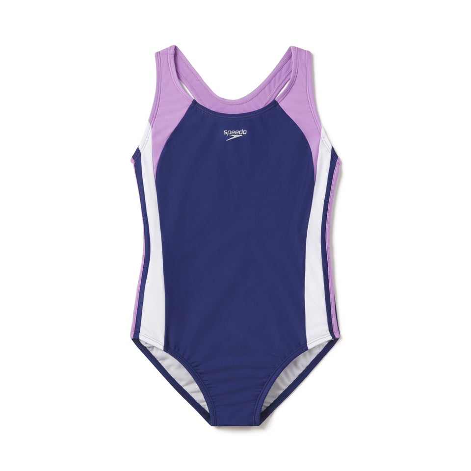 Girl's Infinity Splice One Piece Purple