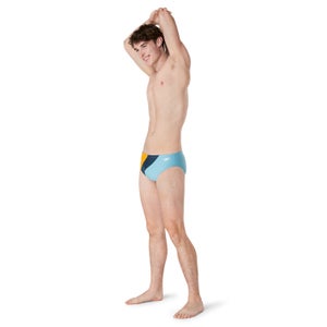 Men's Colorblock One Brief Blue