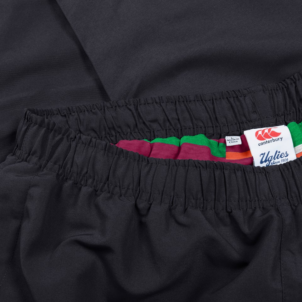 CANTERBURY M UGLIES TPRD CUFF STADIUM PANT AM BLK