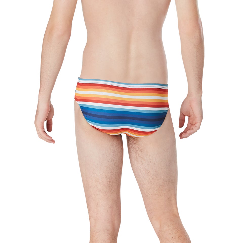 Men's Printed One Brief Blue
