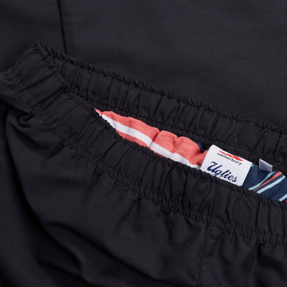 Womens Uglies Tapered Cuff Stadium Pant Black