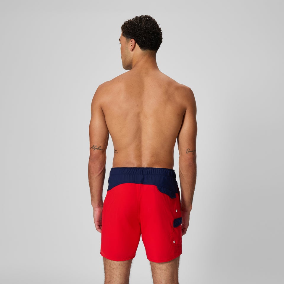 Maillot de bain Marina Flex 17 po pour hommes, rouge