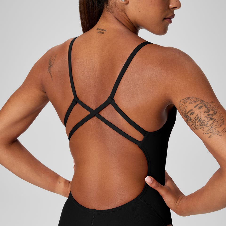 Women's Endurance+ Strappy One Piece Black