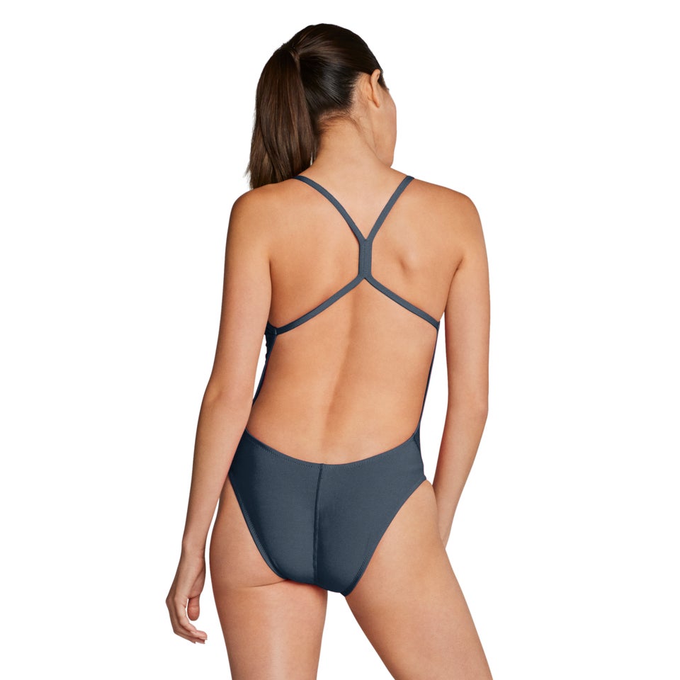 Women's Endurance+ Solid Back One Piece Navy