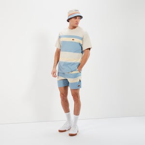 T-Shirt Junos Beige/Blau für Herren