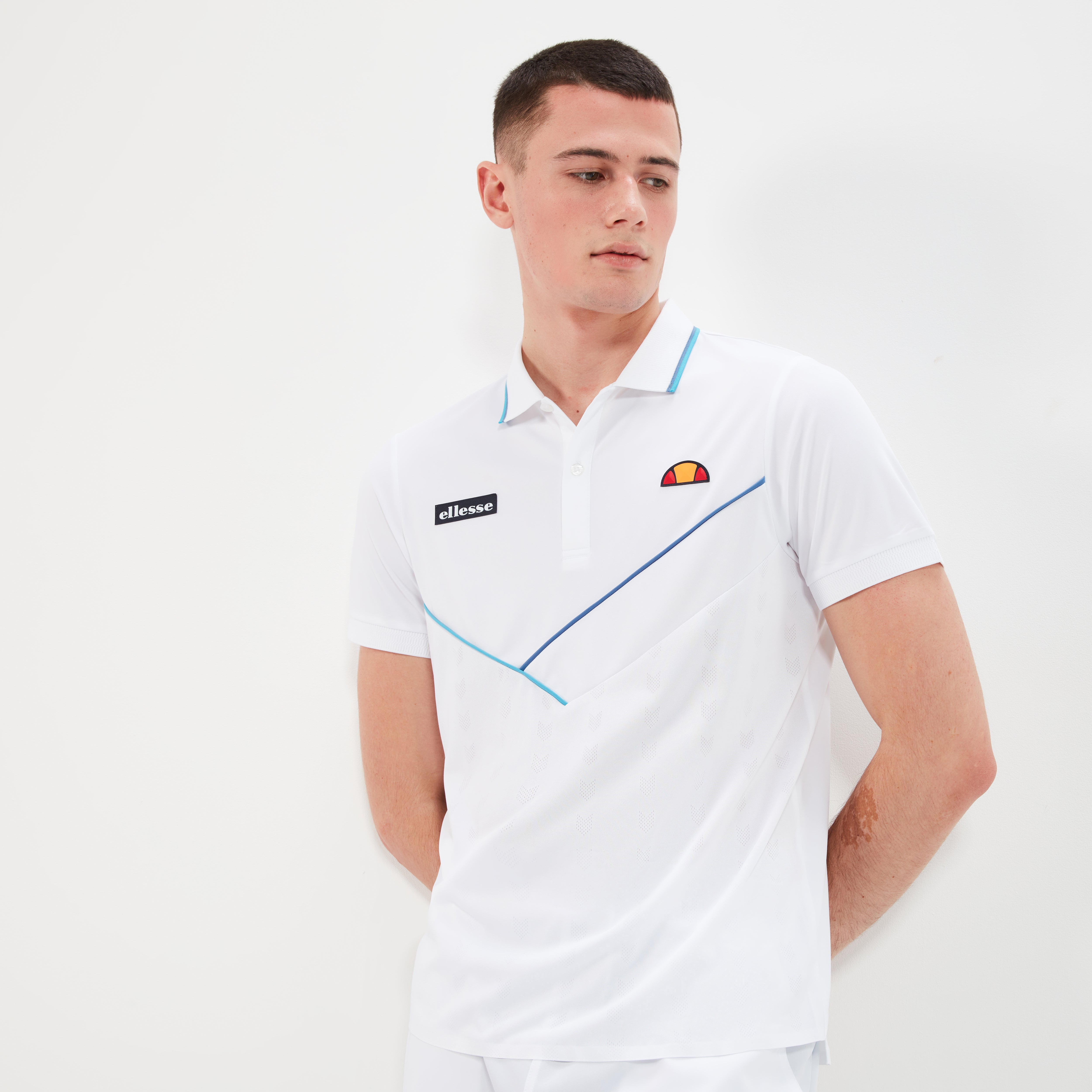 Men's Tolbiac Polo White | ellesse UK
