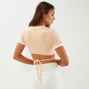 Women's Chee Cropped T-Shirt Light Orange