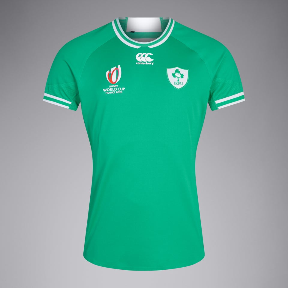 CANTERBURY IRE HOM TEST JERSEY RWC23 AM GREEN