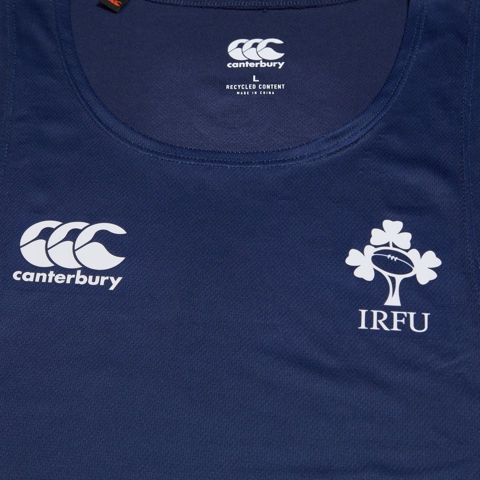 Mens Ireland Poly Training Singlet Blue