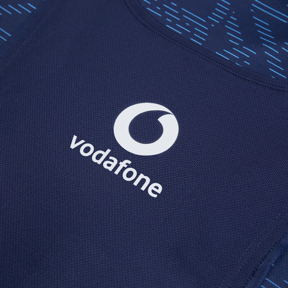 Mens Ireland Poly Training Singlet Blue