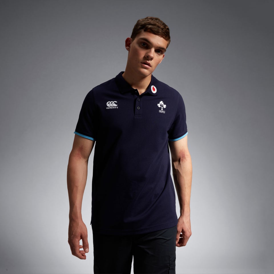 CANTERBURY IRE TEAM POLO SHIRT AM BLUE/BLUE