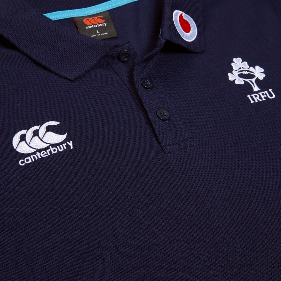 CANTERBURY IRE TEAM POLO SHIRT AM BLUE/BLUE