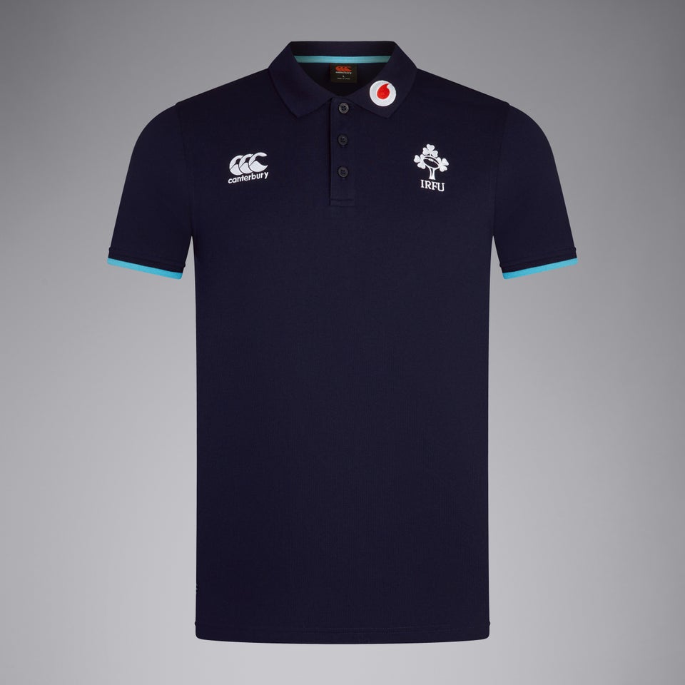 CANTERBURY IRE TEAM POLO SHIRT AM BLUE/BLUE