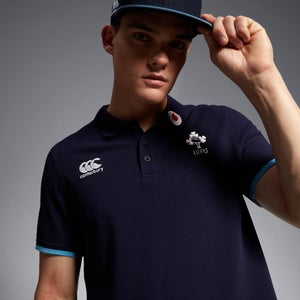 CANTERBURY IRE TEAM POLO SHIRT AM BLUE/BLUE