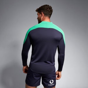 CANTERBURY TECH DRILL TOP AM GRN/BLU