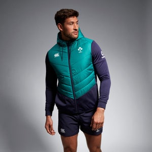 CANTERBURY IRE HYBRID PADDED JKT AM GRN/BLU