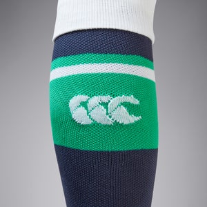 Adult Unisex Ireland Alternate Sock Grip Blue/Green