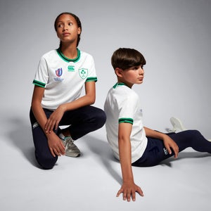 JUNIOR UNISEX IRELAND ALTERNATE PRO JERSEY JUNIOR RWC23 WHITE - AGE 6