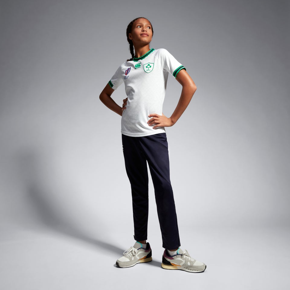 Junior Unisex Ireland Alternate Pro Jersey Junior RWC23 White