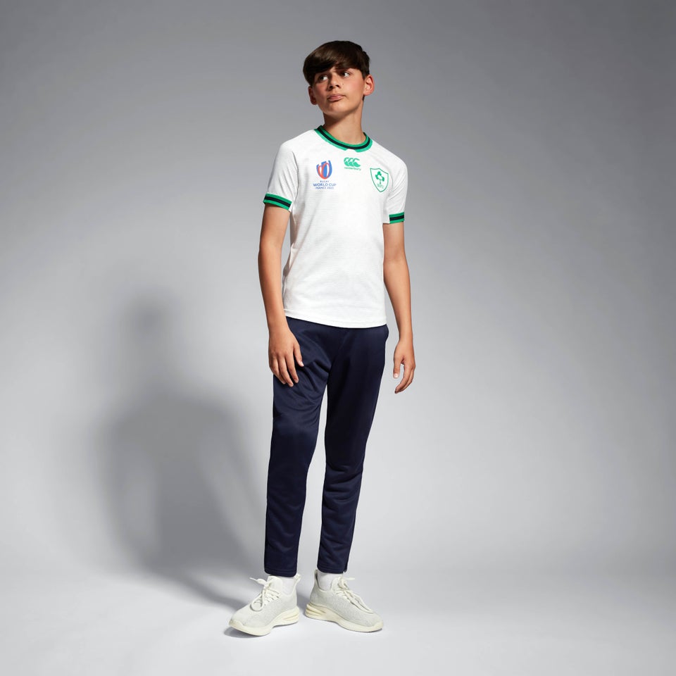 Junior Unisex Ireland Alternate Pro Jersey Junior RWC23 White
