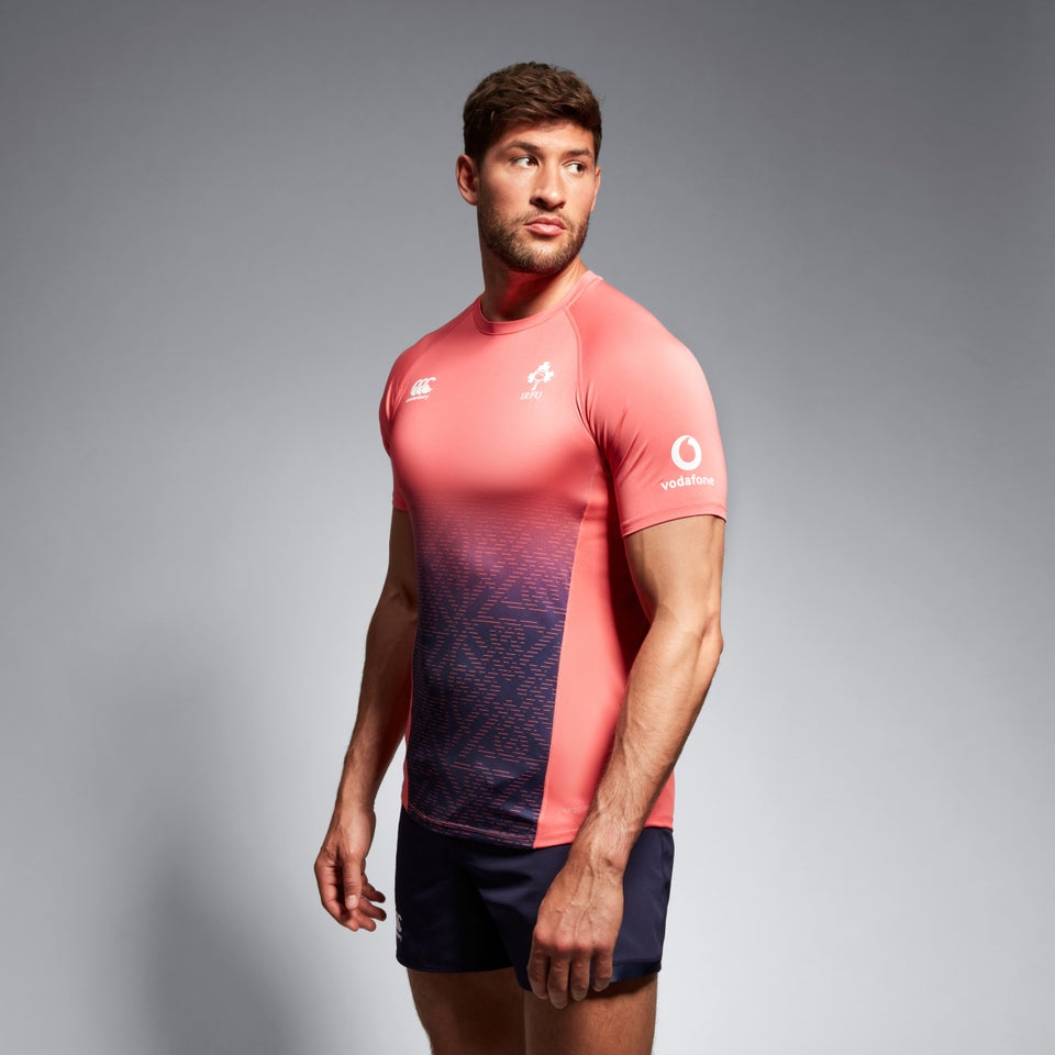 Mens Ireland Superlight Training T-Shirt Pink/Blue