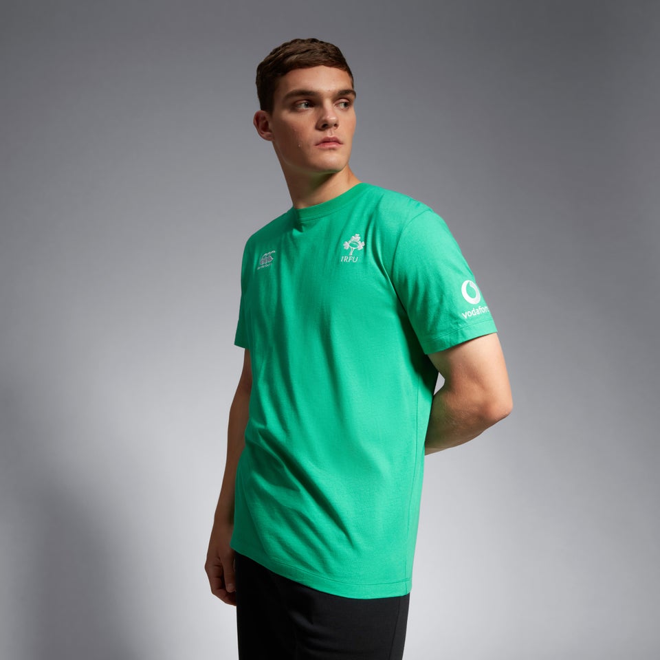 Mens Ireland Team Cotton T-Shirt Green/Blue