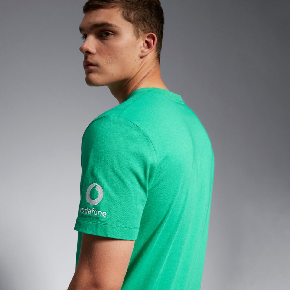 Mens Ireland Team Cotton T-Shirt Green/Blue