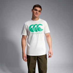CANTERBURY IRE LOGO TEE AU WHITE/GREEN - 2XL