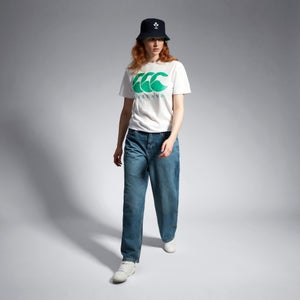 CANTERBURY IRE LOGO TEE AU WHITE/GREEN