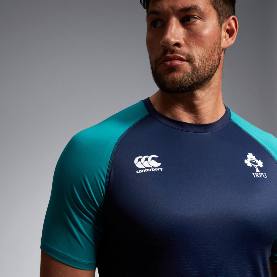 Mens Ireland Superlight Training T-Shirt Blue/Green