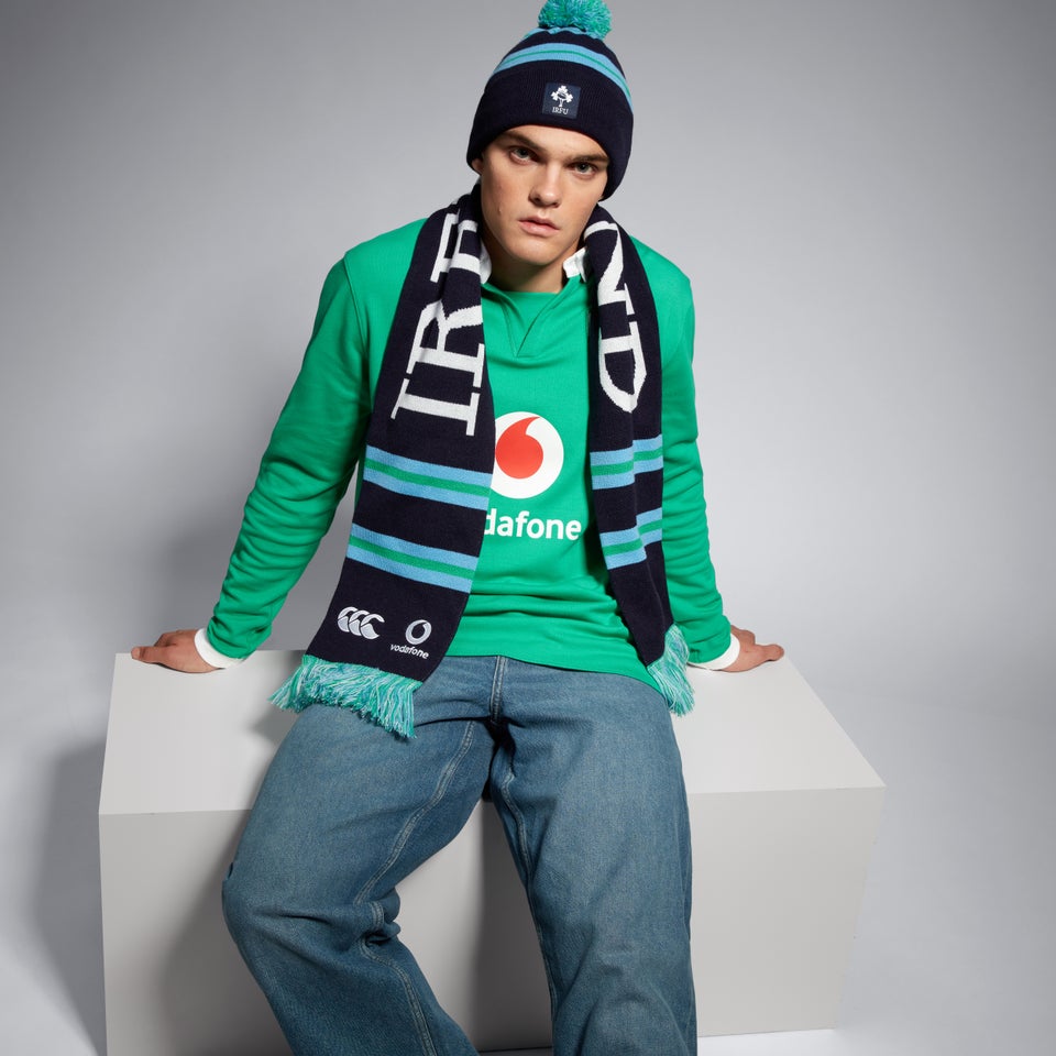 Mens Ireland Home Long Sleeve Classic 23 Green/White