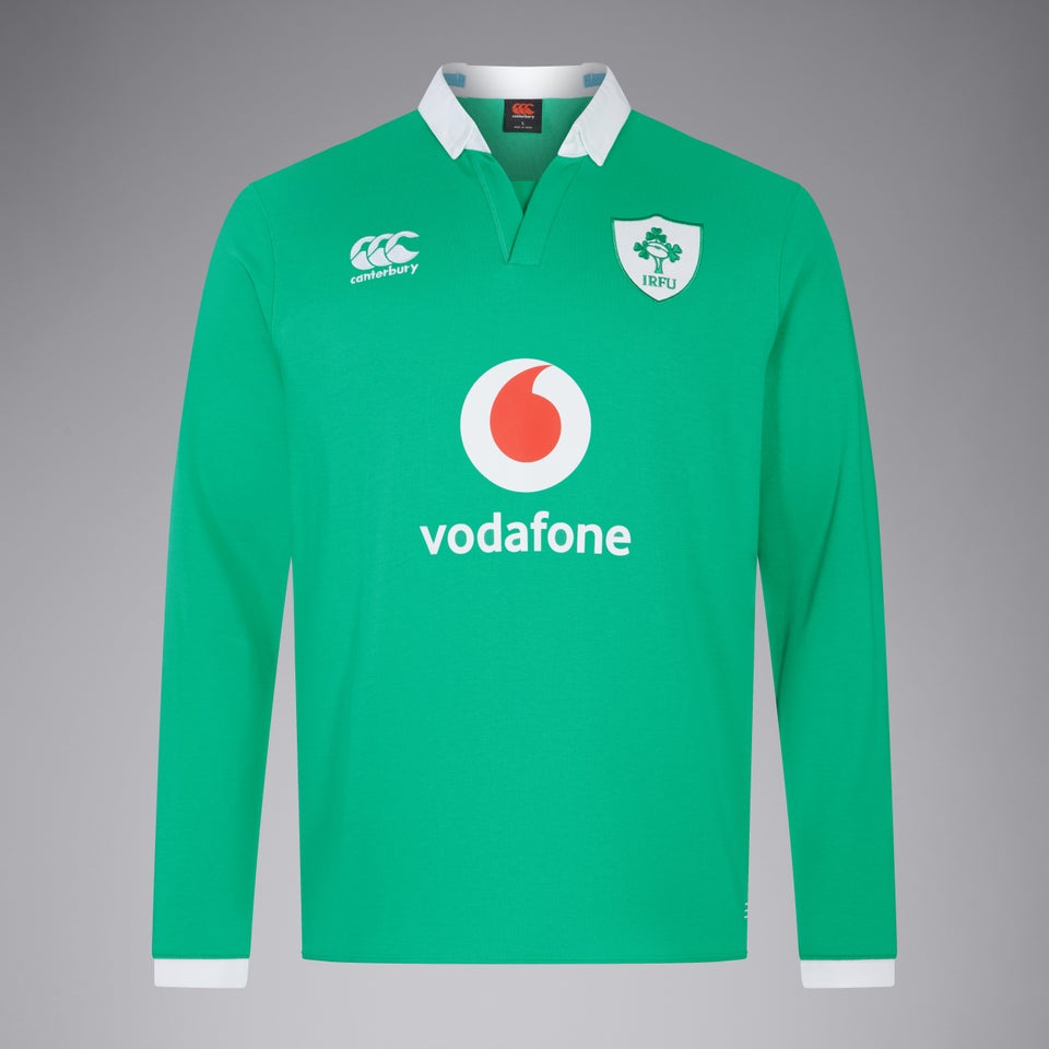 Mens Ireland Home Long Sleeve Classic 23 Green/White